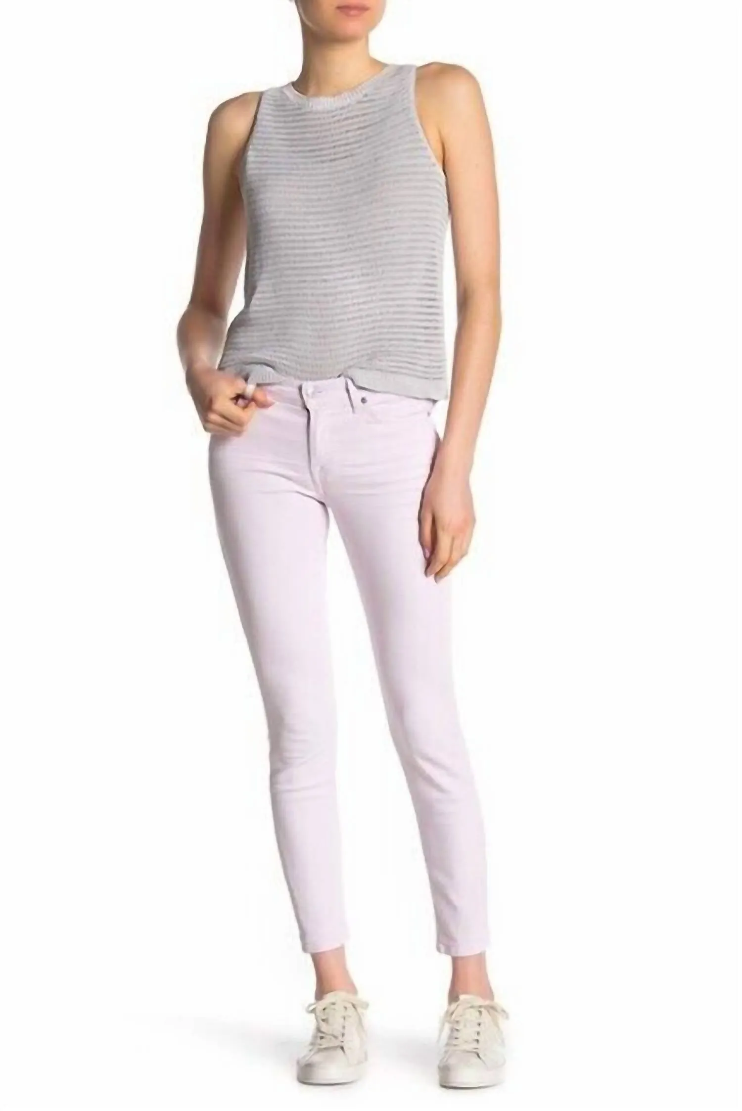 7 For All Mankind - Gwenevere Mid Waist Skinny Jeans