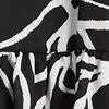 Abstract-Print Bow-Neck Dress