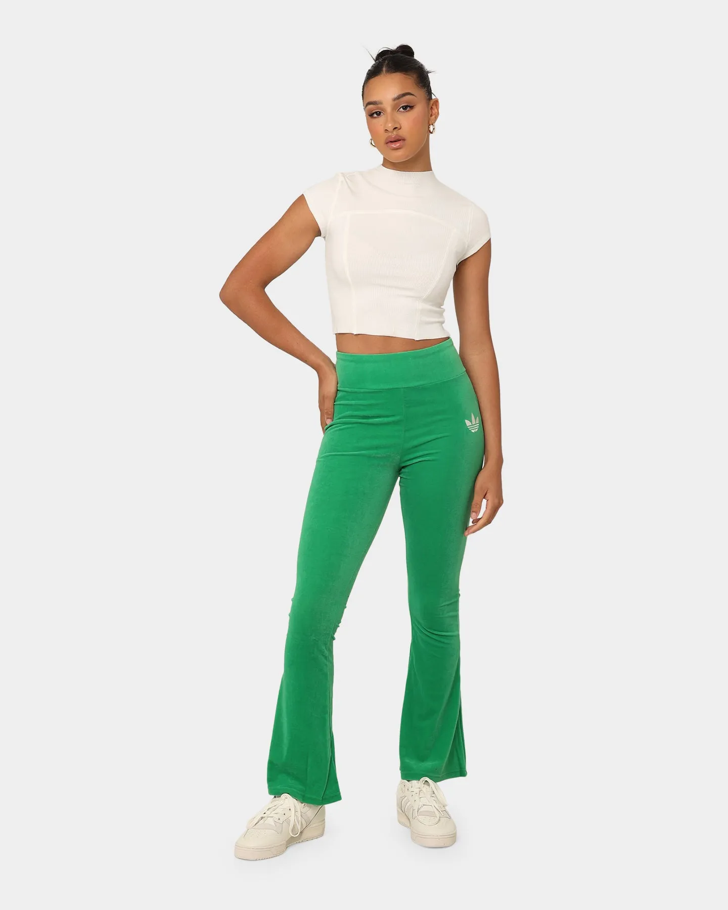Adidas Women's Flared Leggings Green