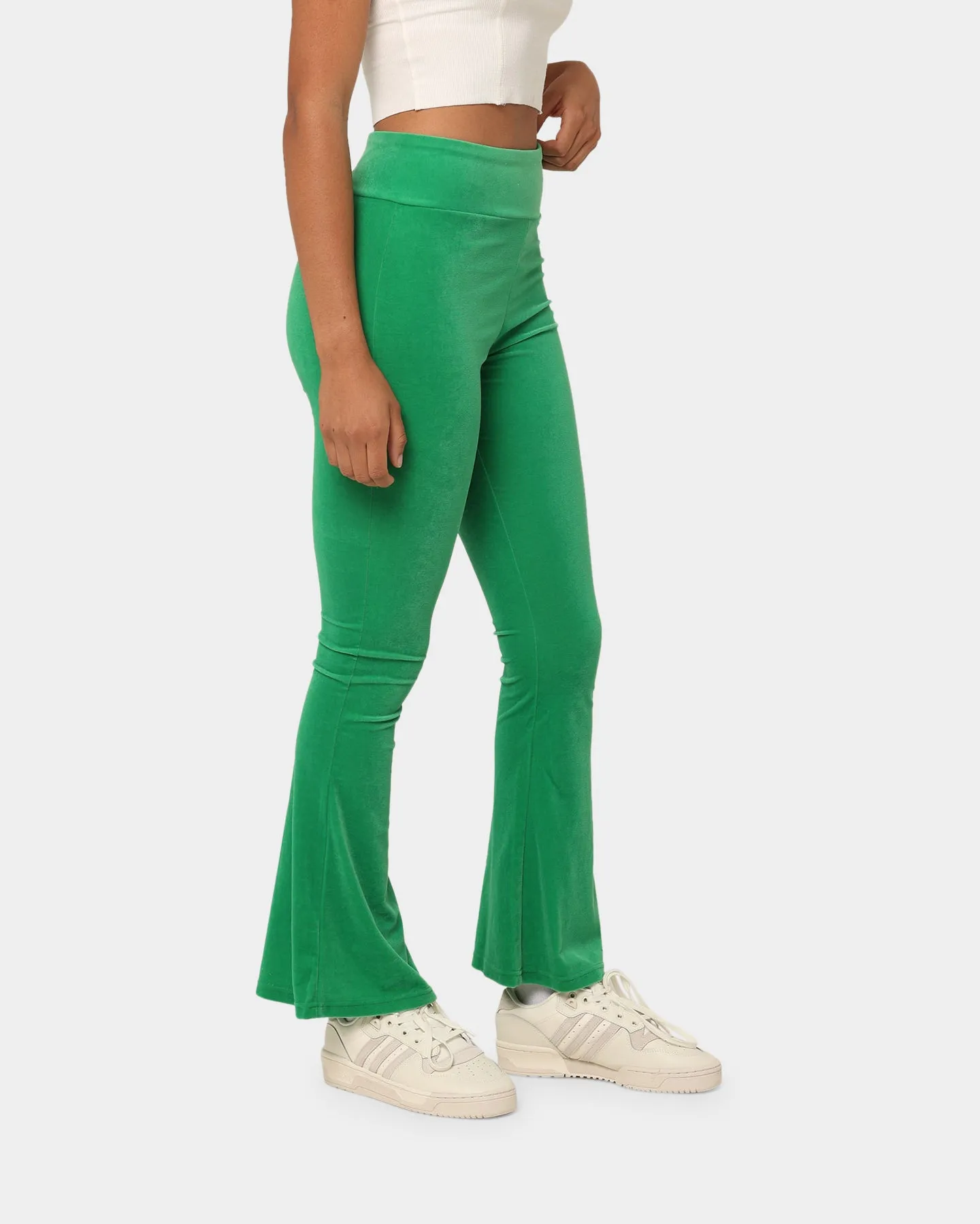 Adidas Women's Flared Leggings Green