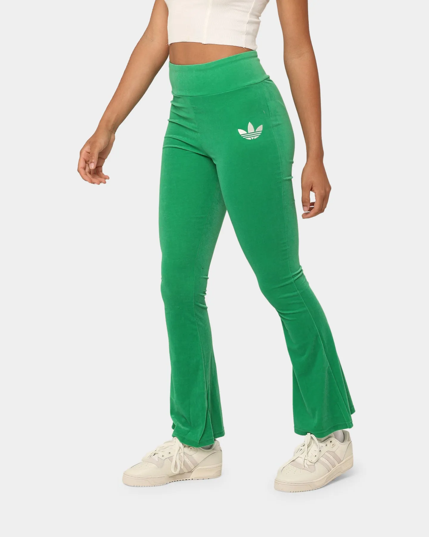 Adidas Women's Flared Leggings Green