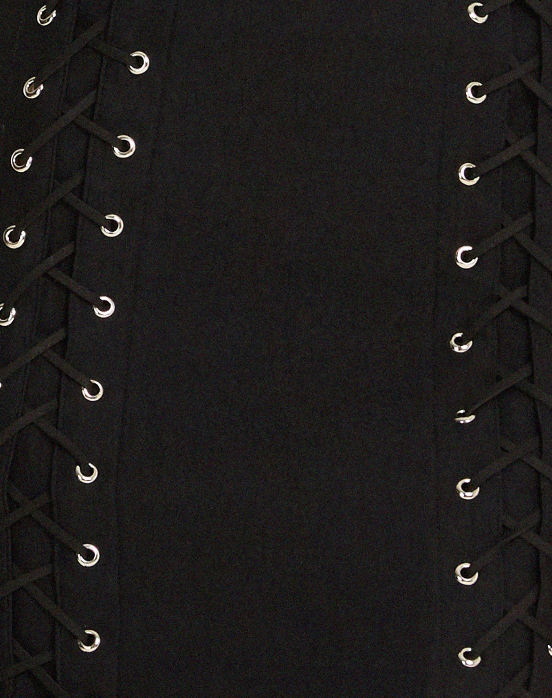 Alisa Mini Dress in Tailoring Black