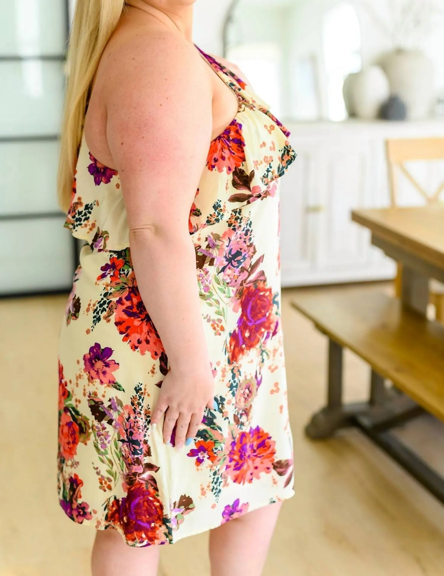 Andree By Unit - Total Wonder One Shoulder Floral Dress