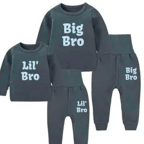 Big Bro & Little Bro Vivid Logo 2 Piece Sapphire Tracksuit Sets