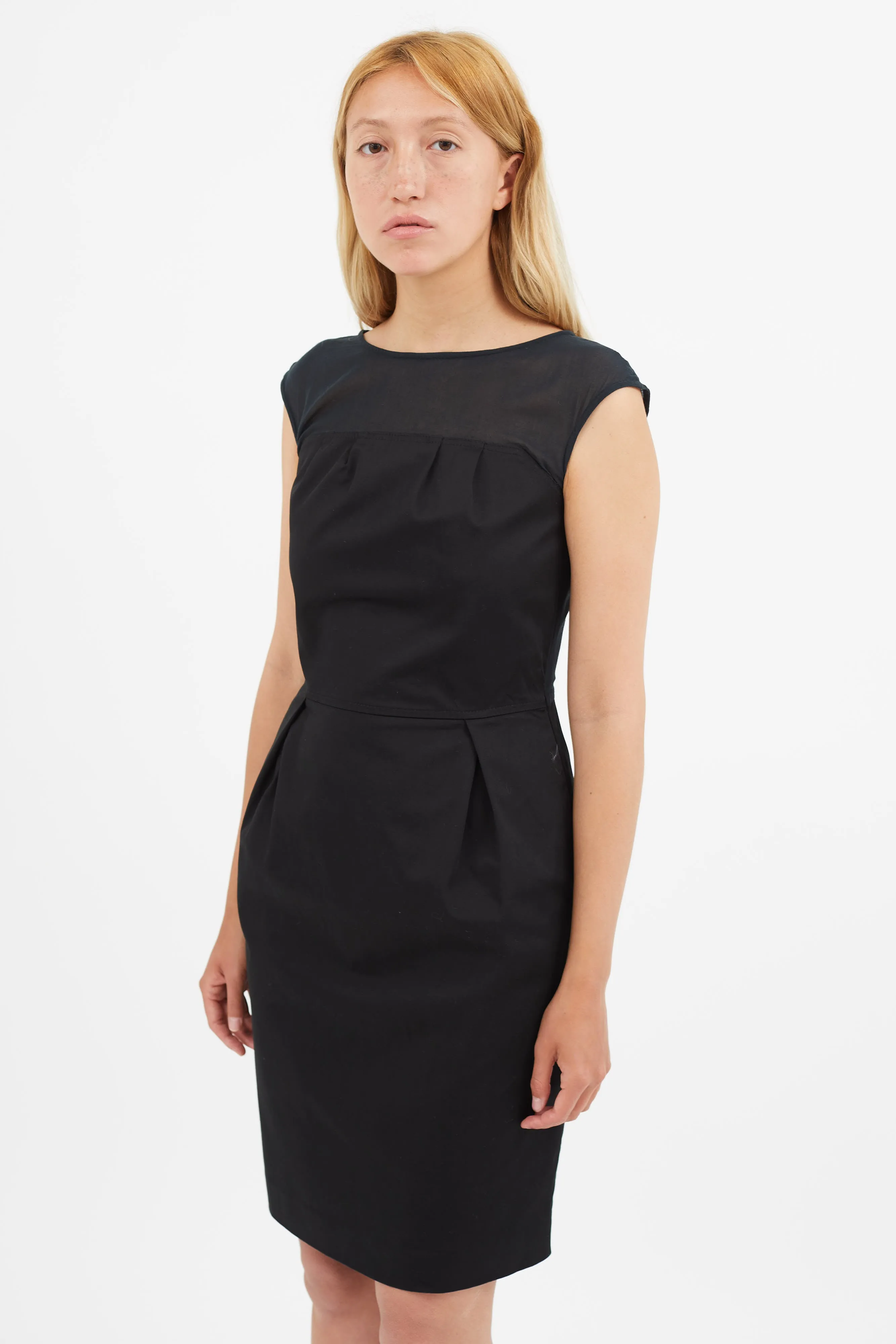 Black Shift Short Dress