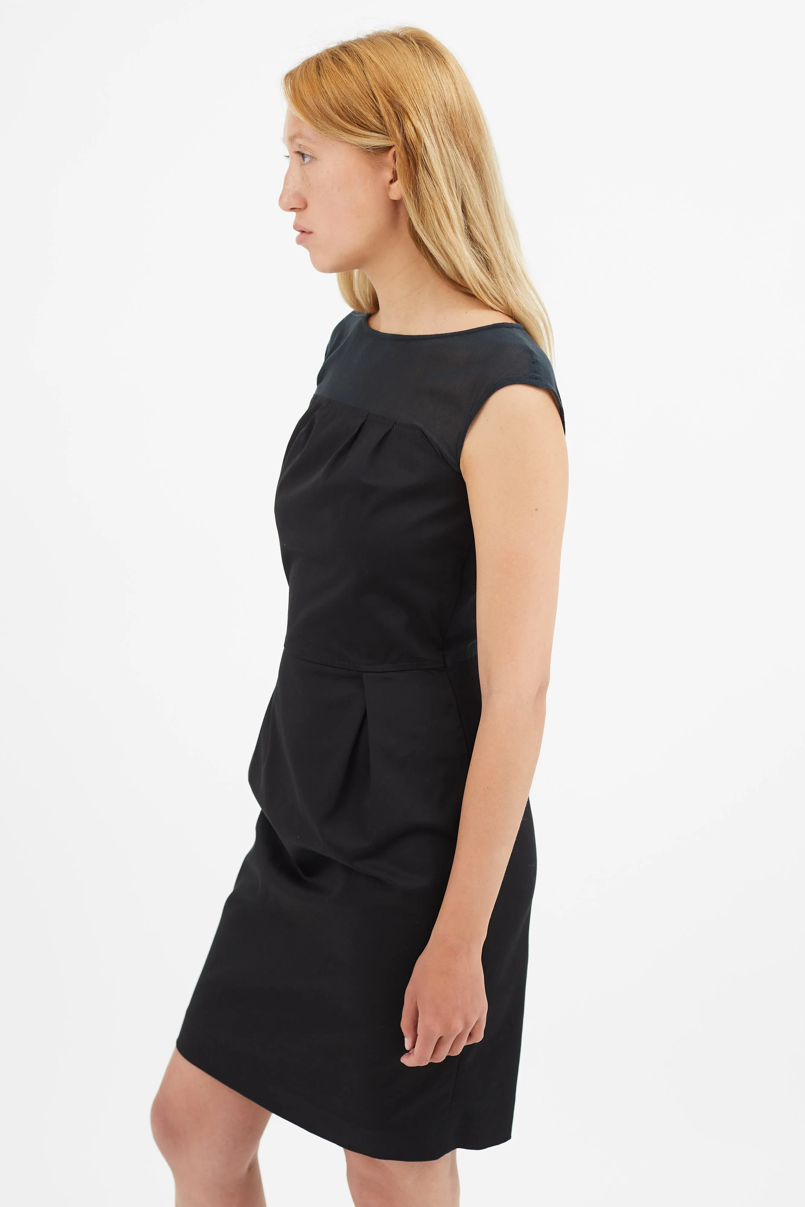 Black Shift Short Dress