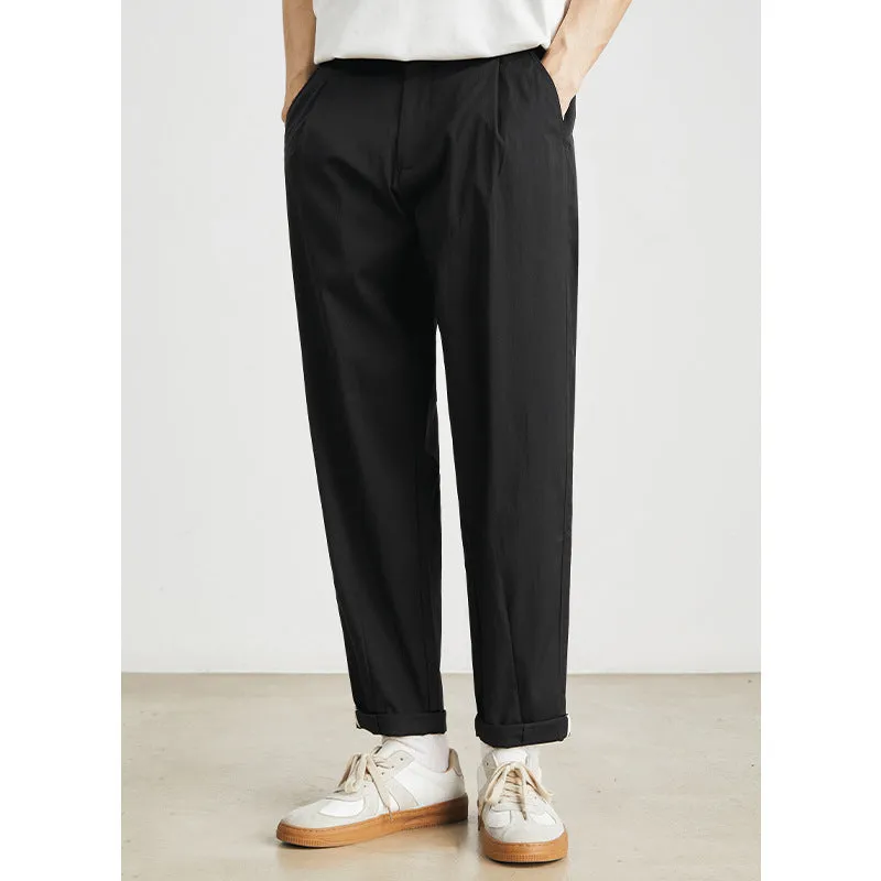 Cool Tencel Pants Summer Thin Casual Pants