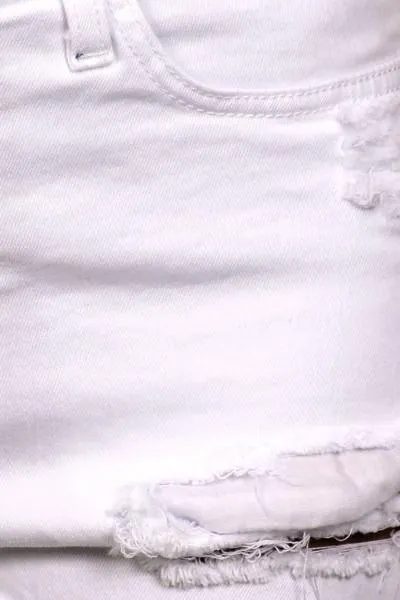 Distressed Boyfriend Bermuda Shorts