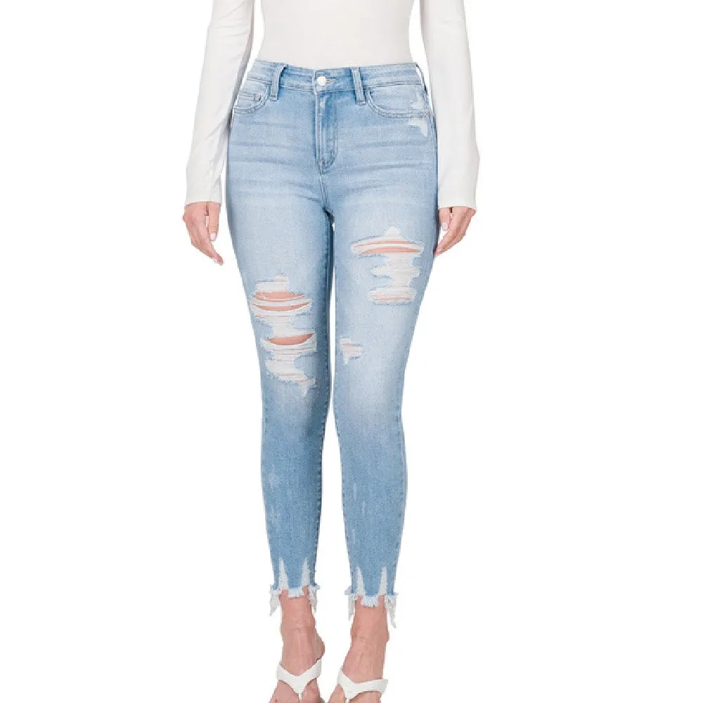Distressed Skinny Jeans