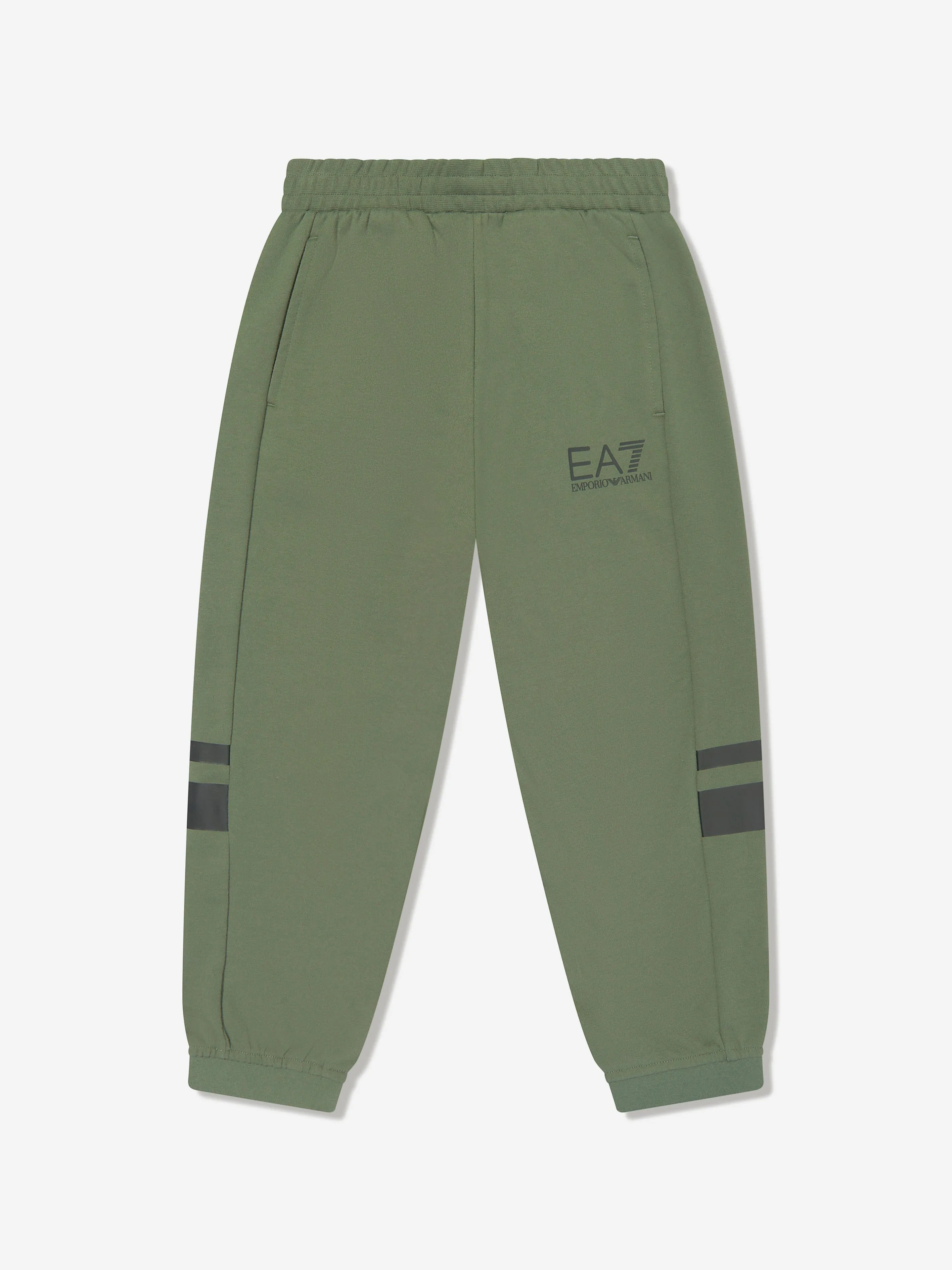 EA7 Emporio Armani Boys Logo Tracksuit in Green