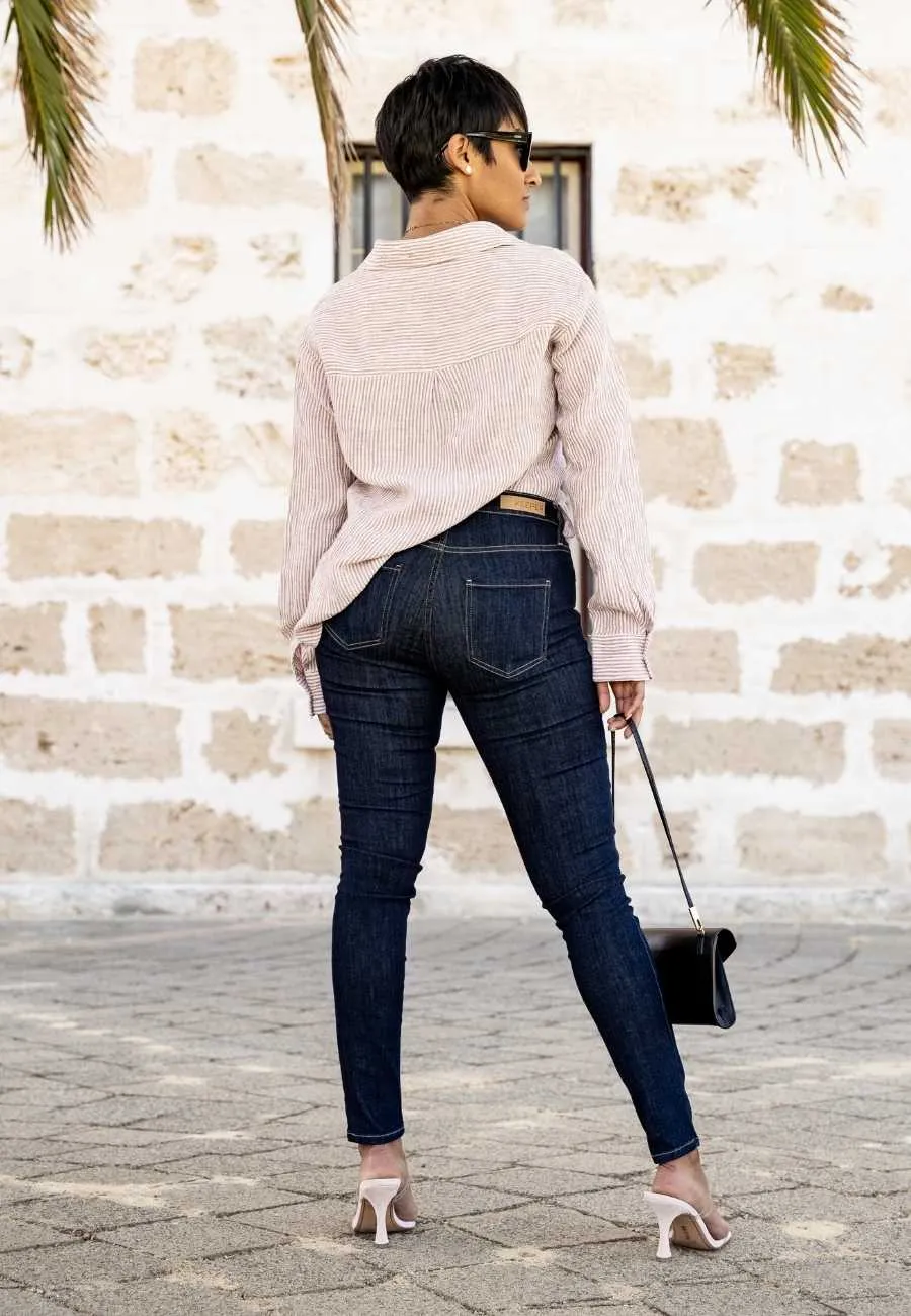 Elwood Skinny Ankle | Dark Indigo