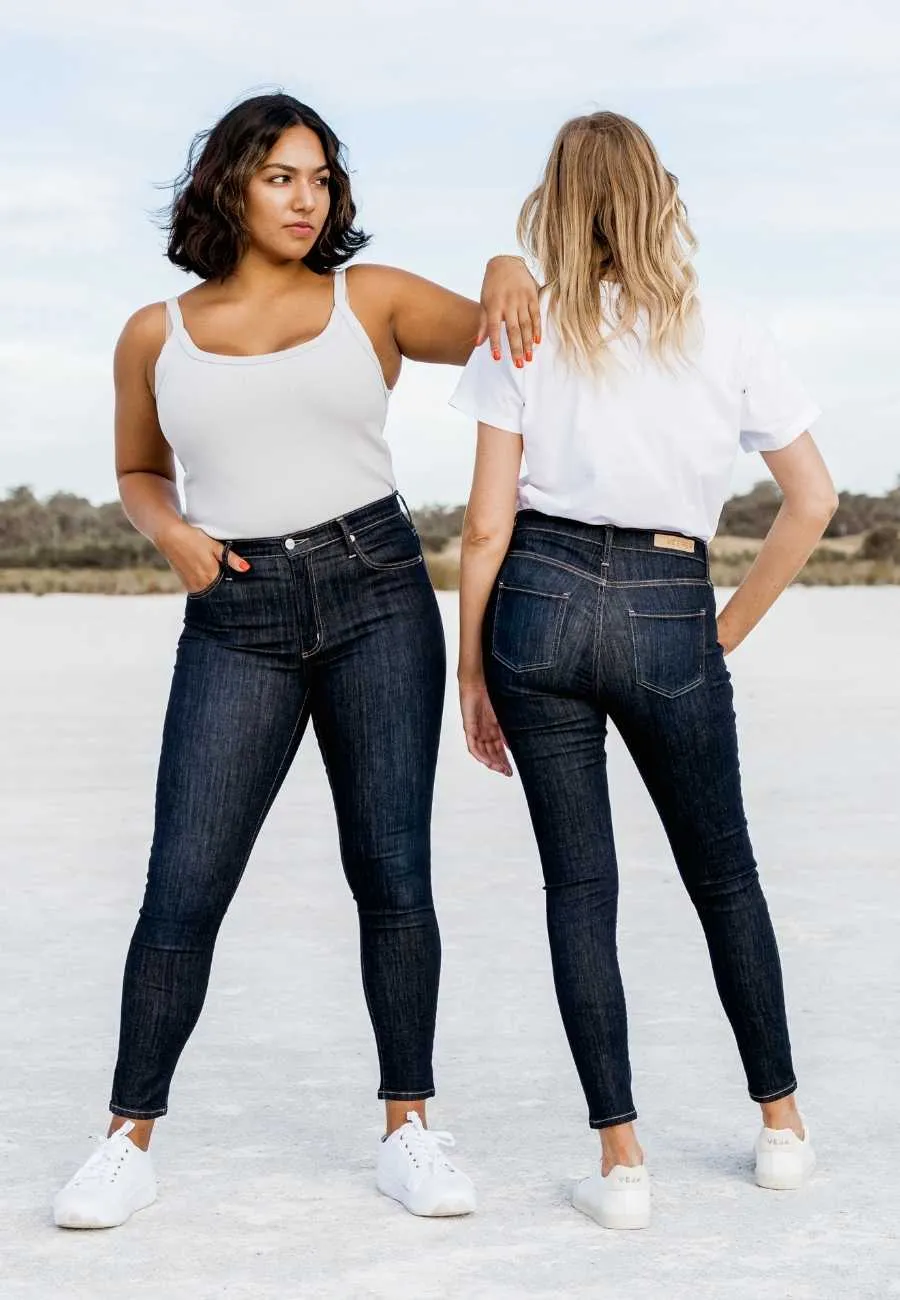 Elwood Skinny Ankle | Dark Indigo