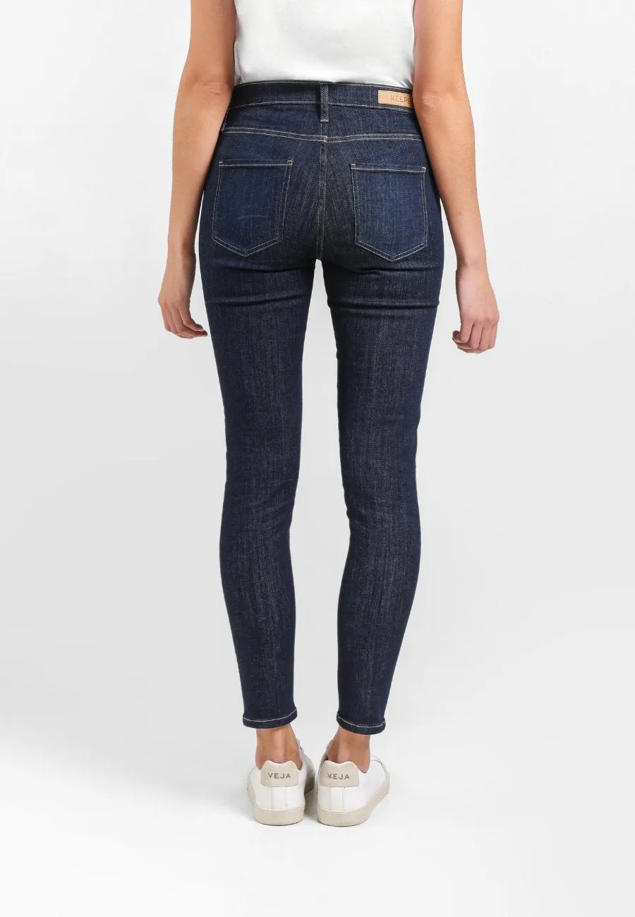 Elwood Skinny Ankle | Dark Indigo