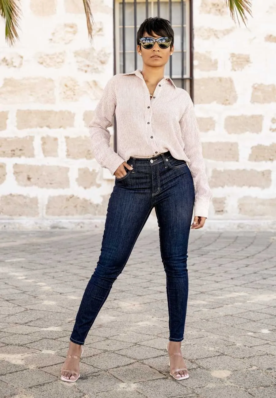 Elwood Skinny Ankle | Dark Indigo