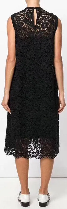 Embroidered Lace Shift Dress