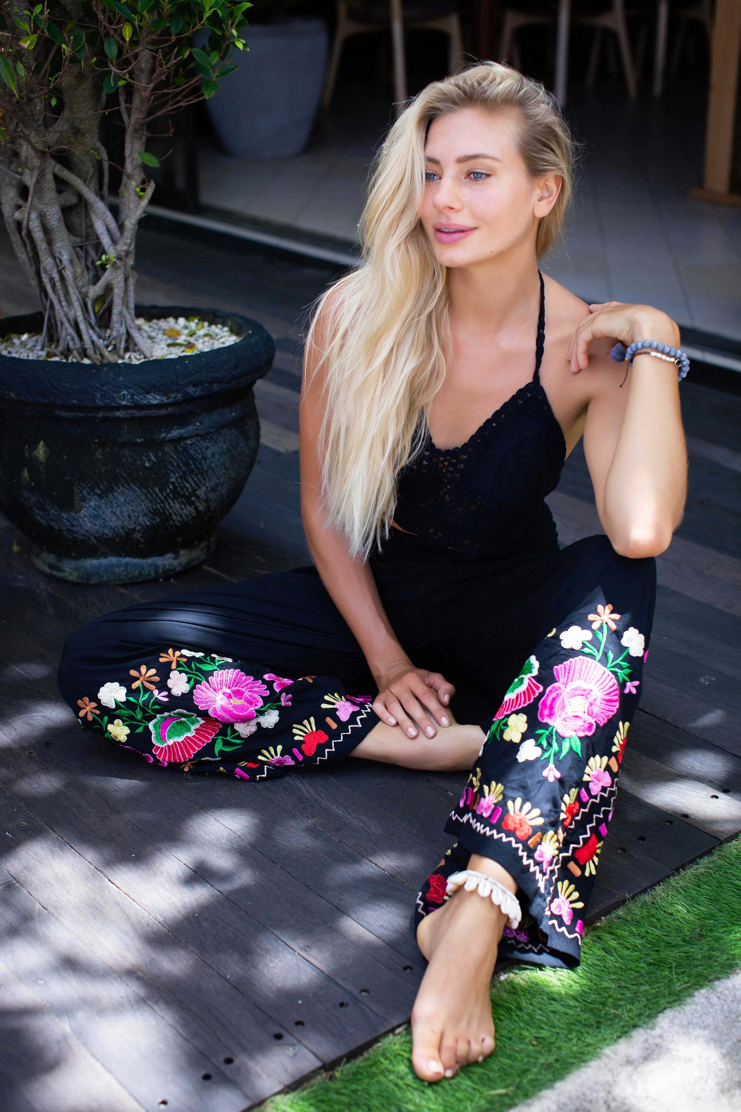 Esmeralda Wide Leg Pant