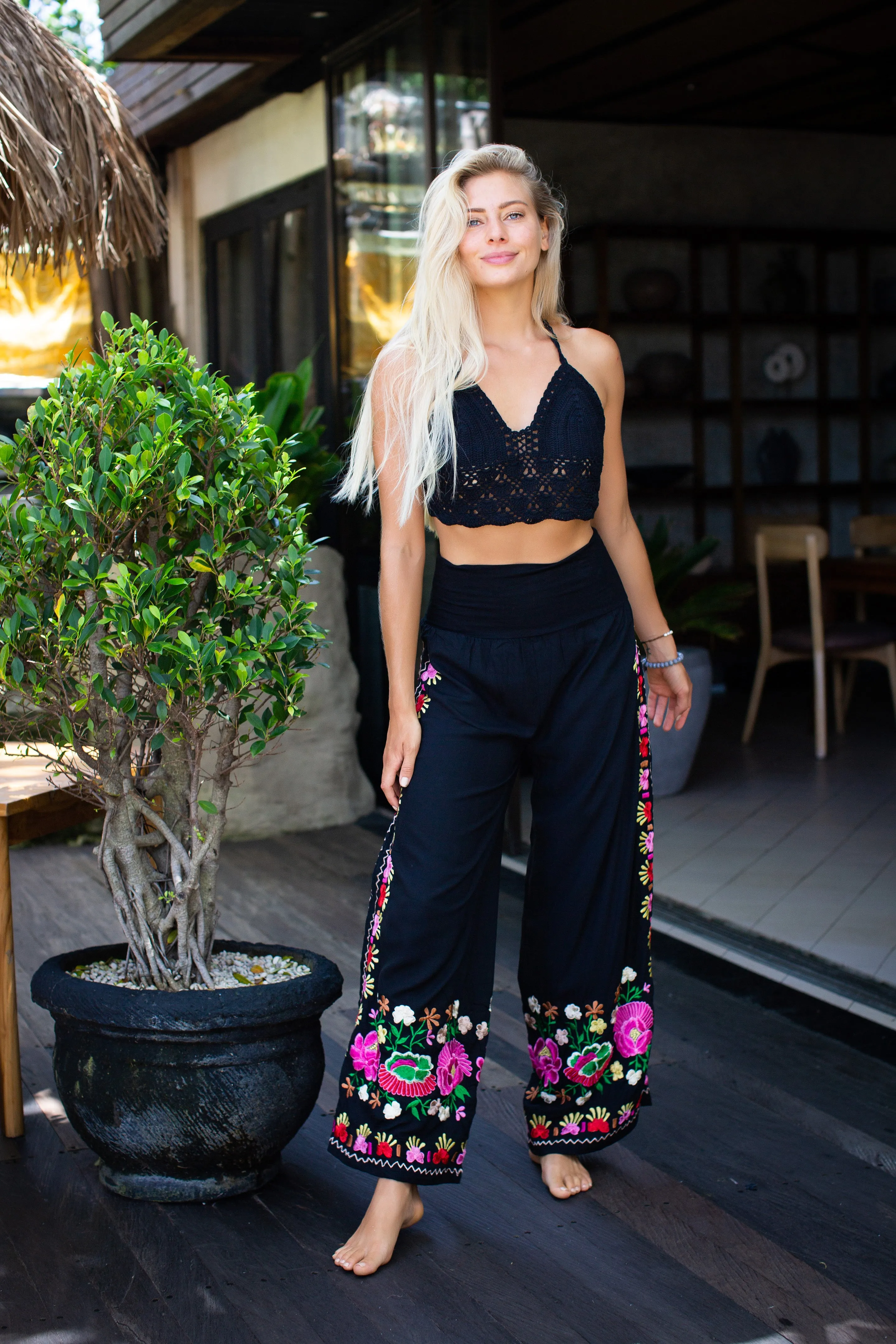 Esmeralda Wide Leg Pant