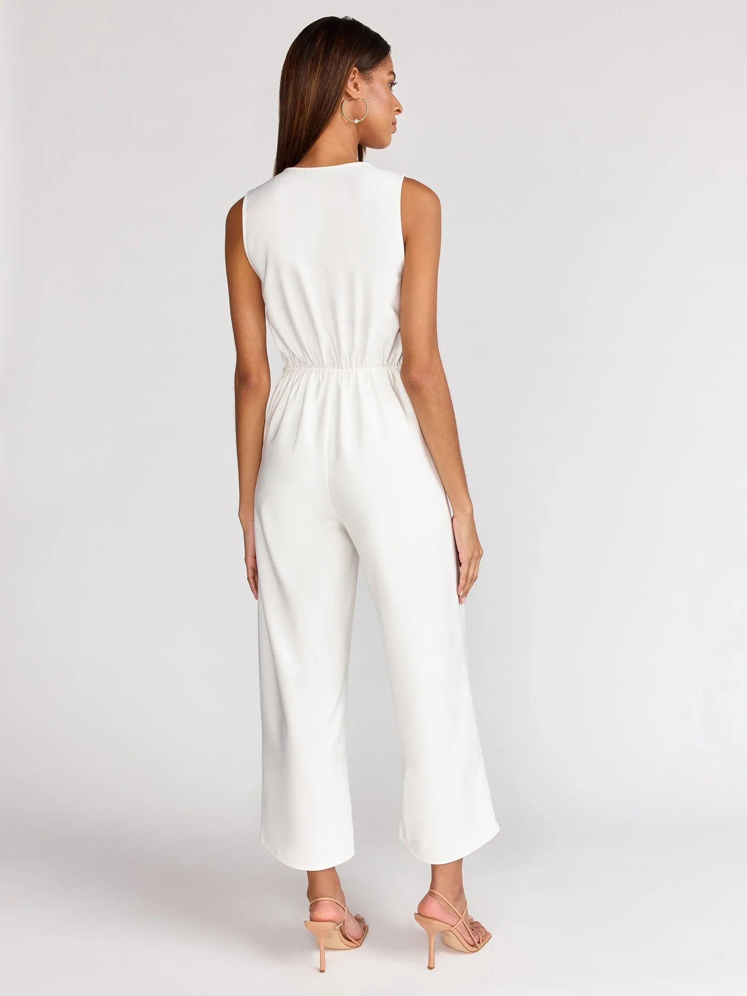 Gilli Sleeveless V-Neck Button Down Jumpsuit - Brands We Love