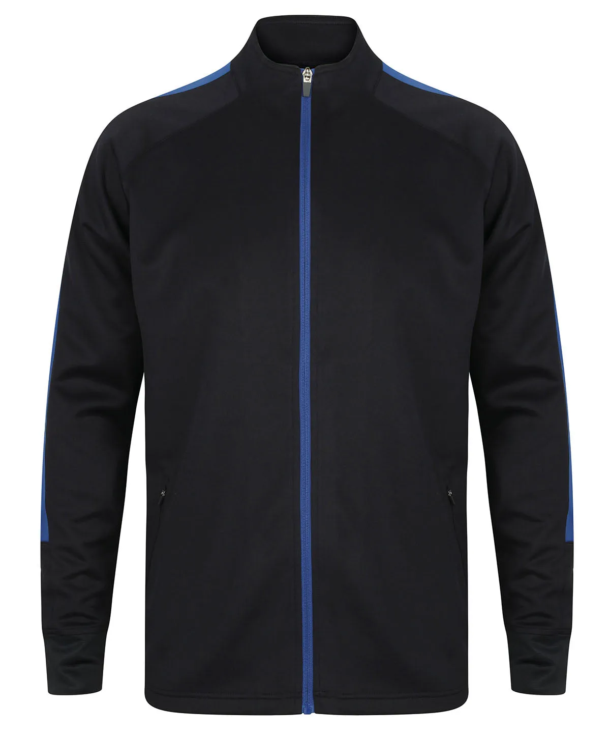 Knitted tracksuit top | Navy/Royal