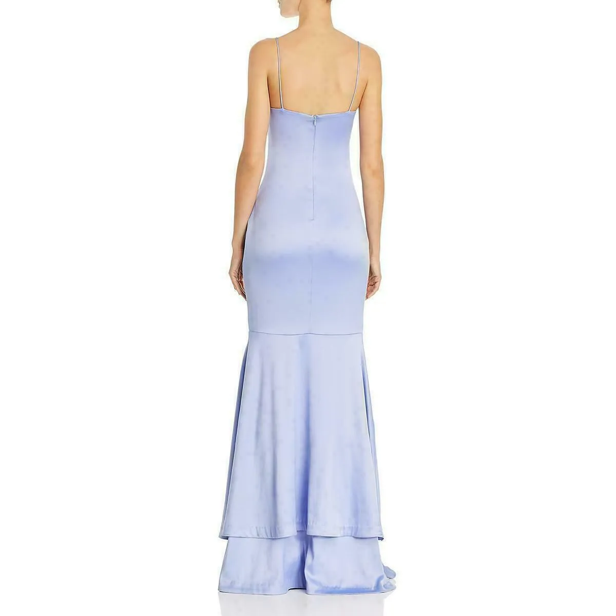LIKELY Purple Satin Aurora Gown