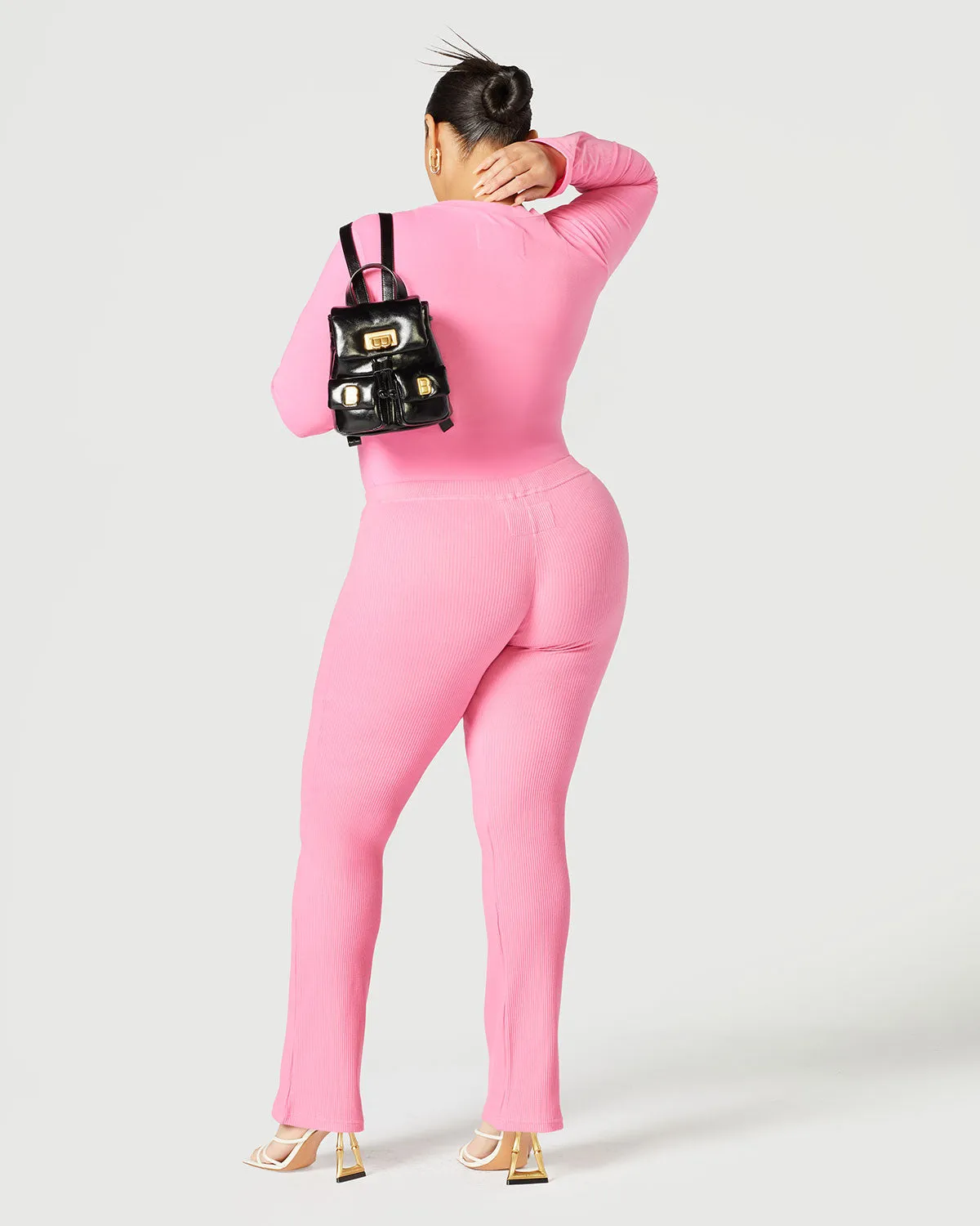 Ribbed Flared Pant
