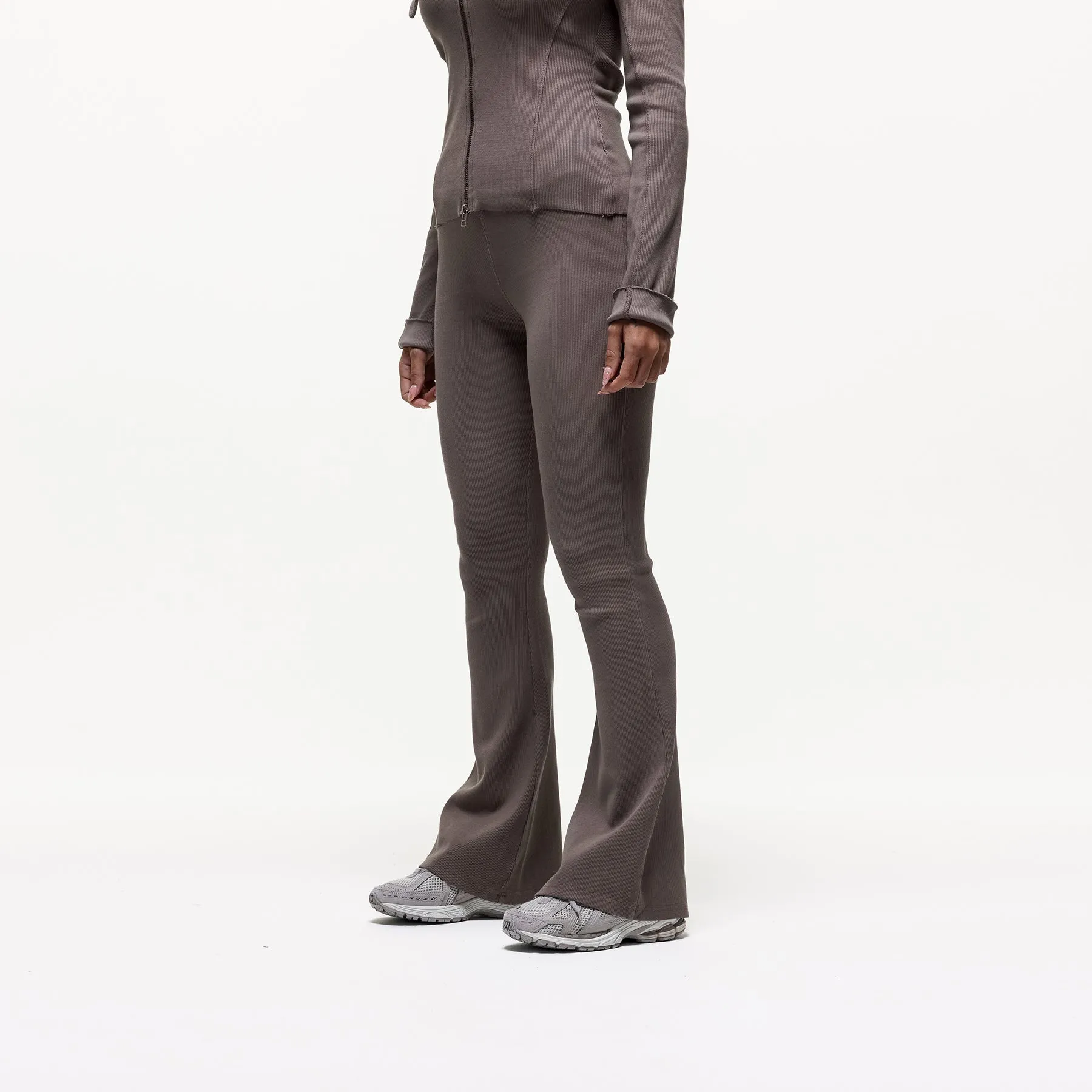 Ridge Taupe Flared Legging