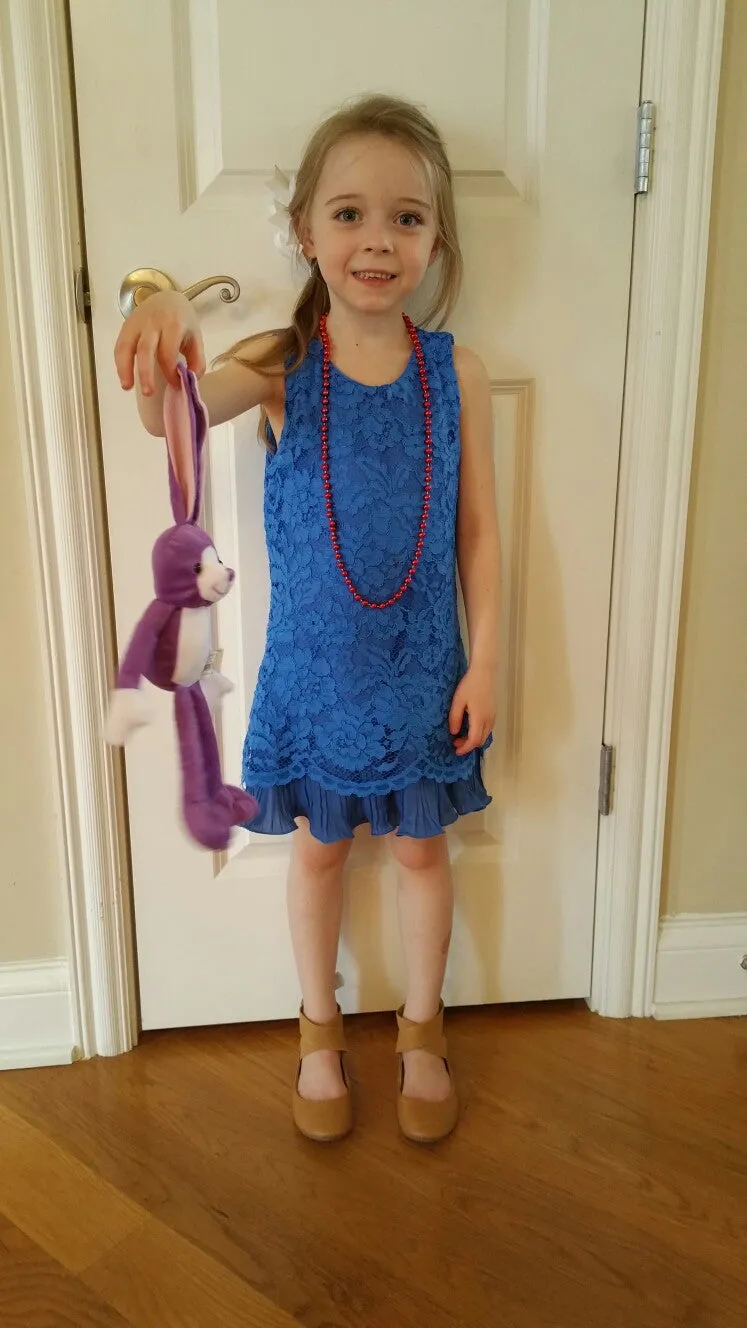 Royal Blue Lacy Dress