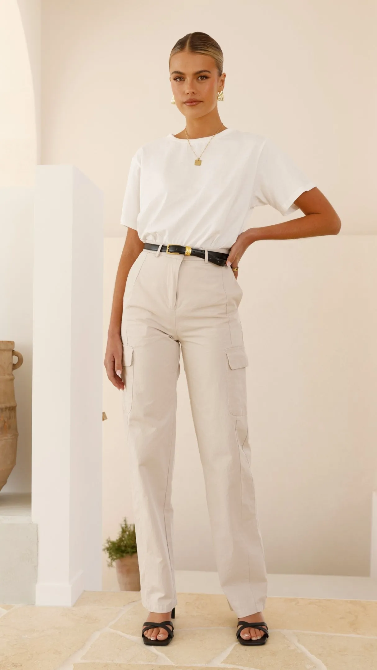 Tamara Pants - Cream