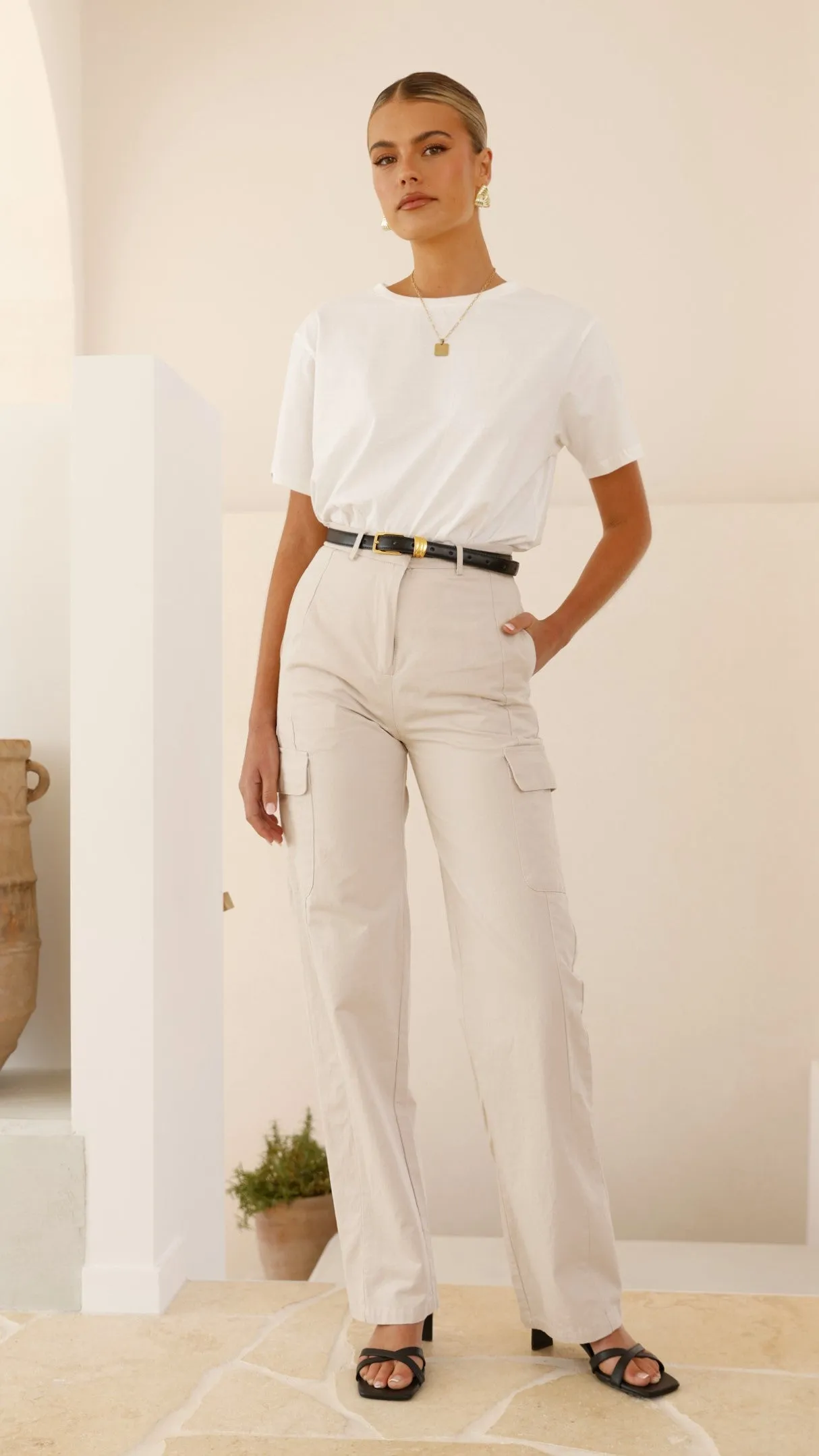 Tamara Pants - Cream