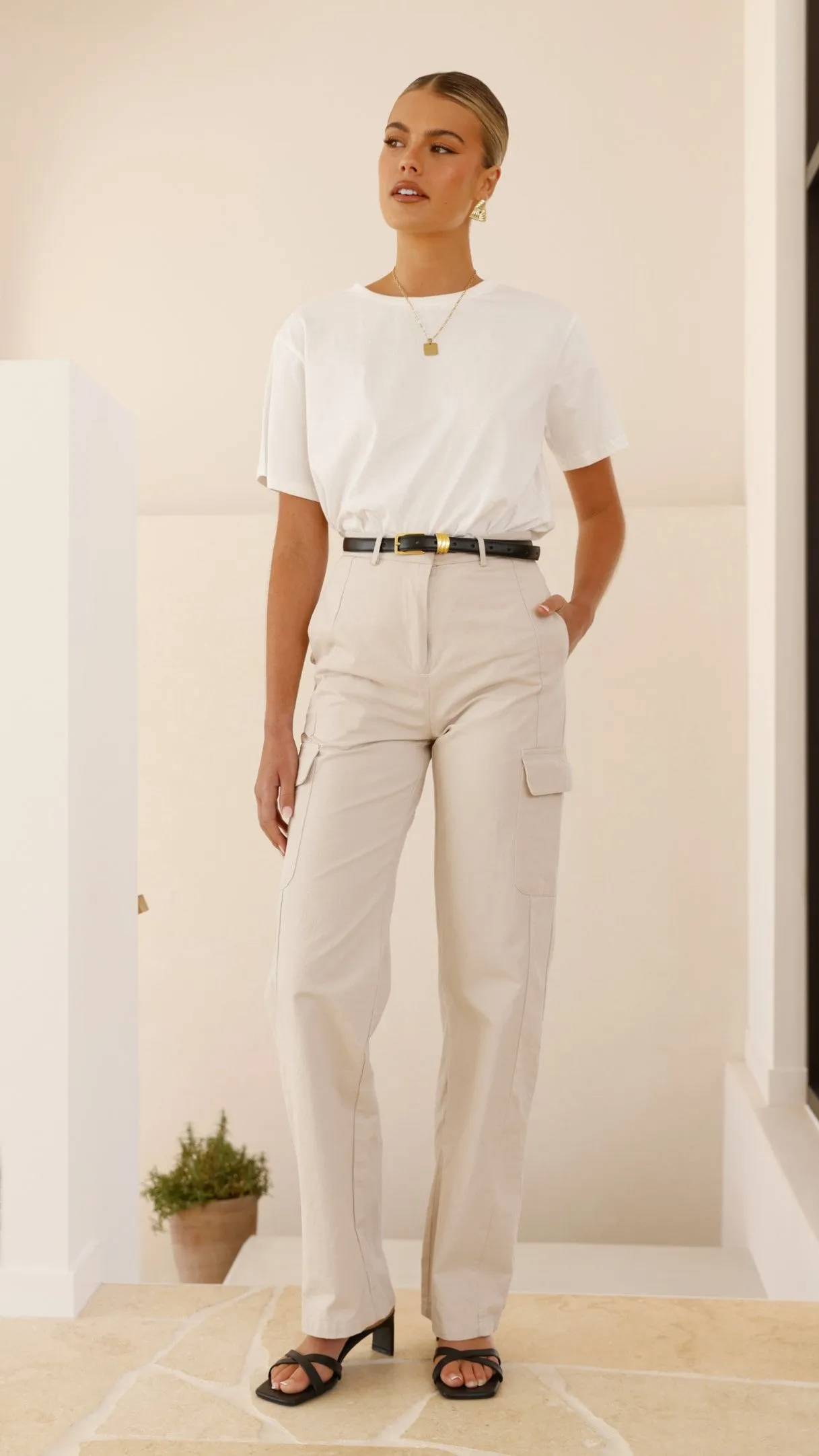 Tamara Pants - Cream