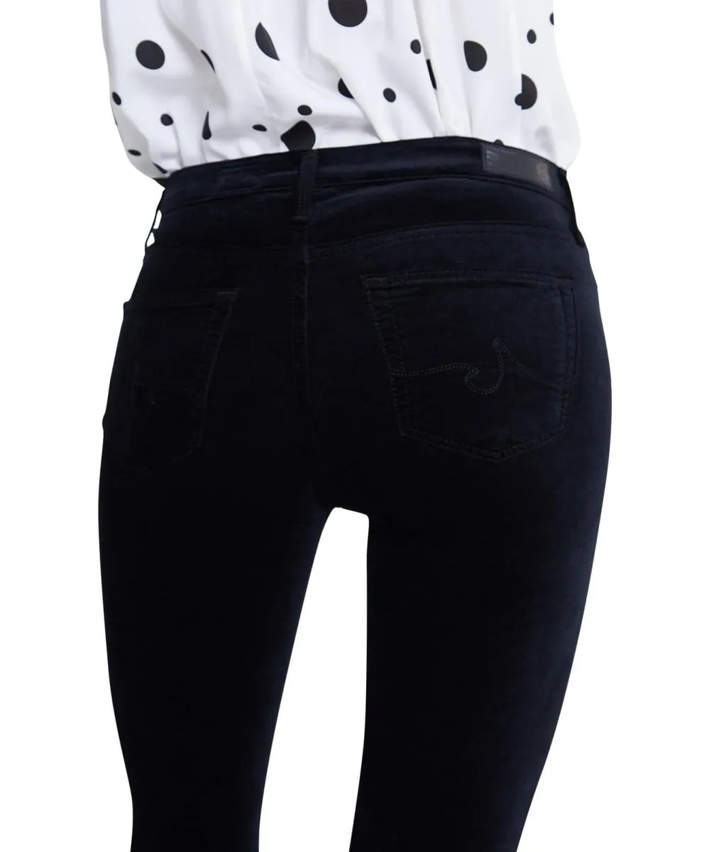 Velvet Legging Ankle, Super Black