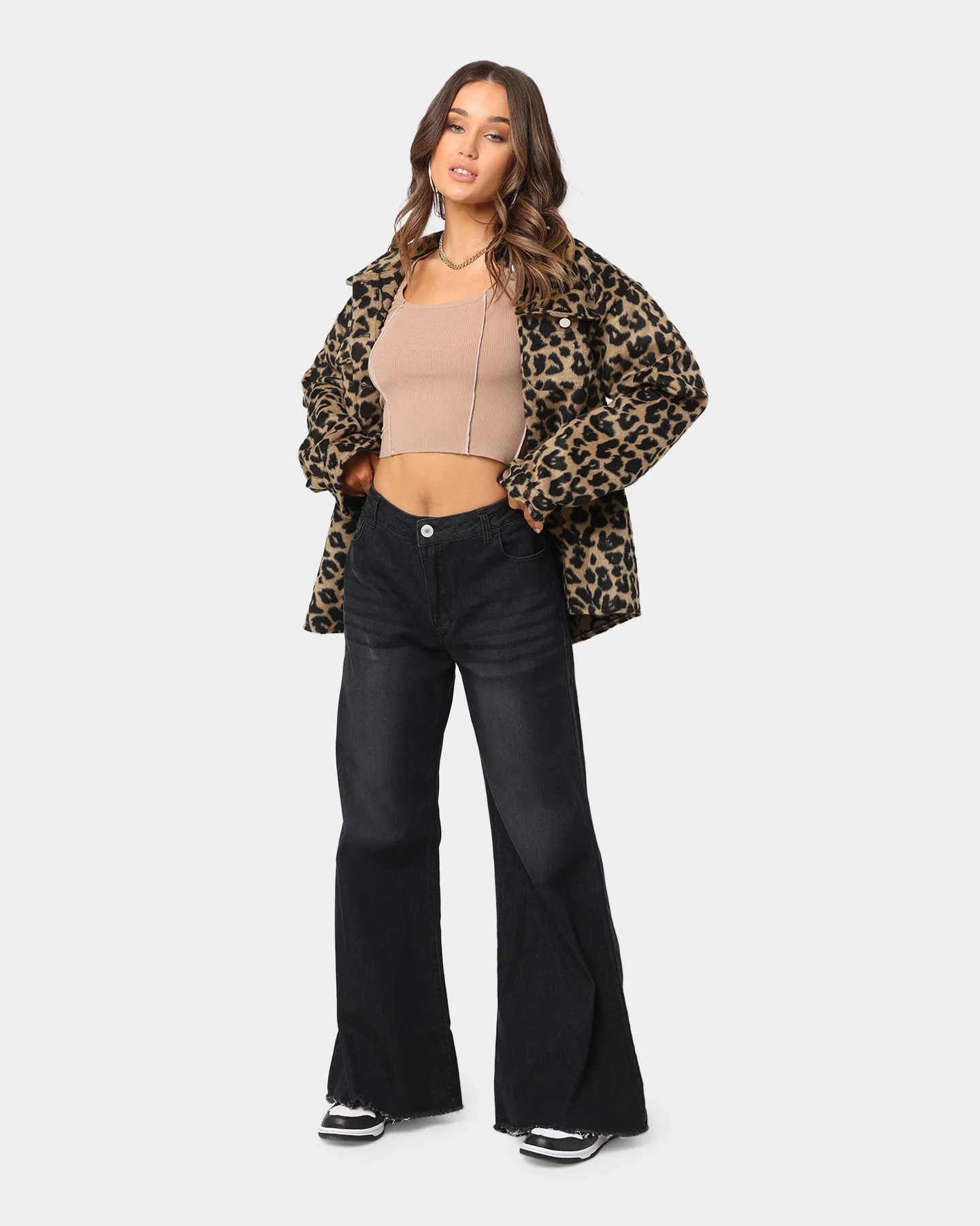 XXIII Women's Jacquie Bell Bottom Jeans Black