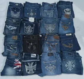 Y2k ladies flared jeans  25 pieces