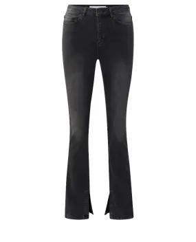 Yaya Grey Flared Jeans